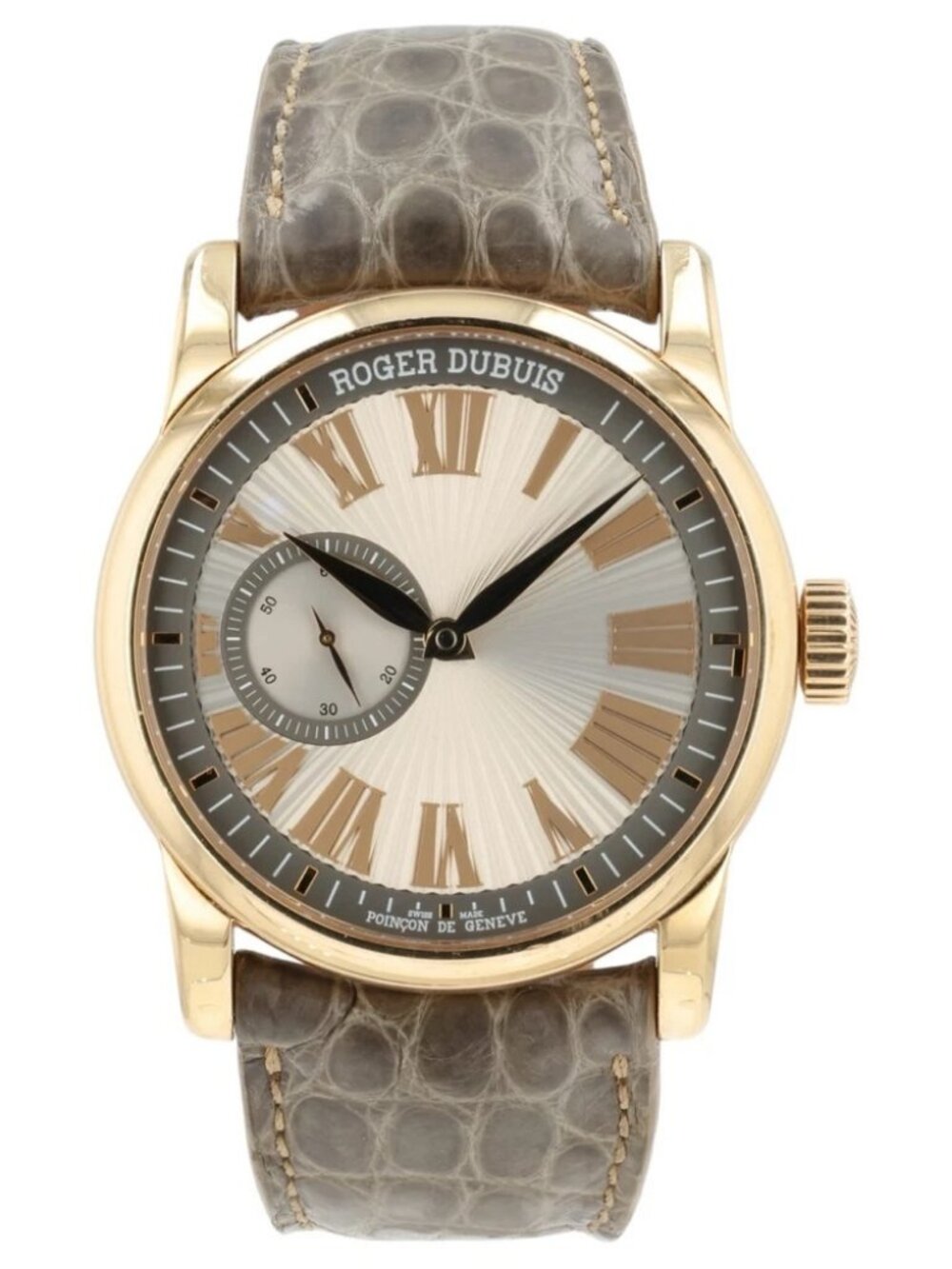 Roger Dubuis Hommage Silver Dial 18k Rose Gold 42mm Automatic Men’s Watch 87720